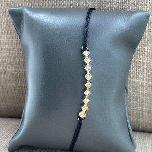 JS Women Choker Necklace Crystal Accent Gold/Black Tone Necklace Jewelry